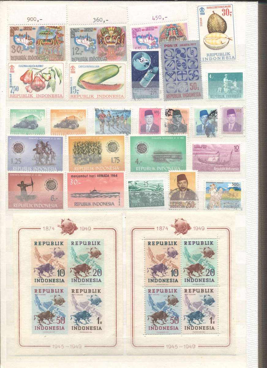 Asias (Malaya, Ceylon, indonesia etc ) , South americas , Ireland etc in 16pg/32 side stockbook