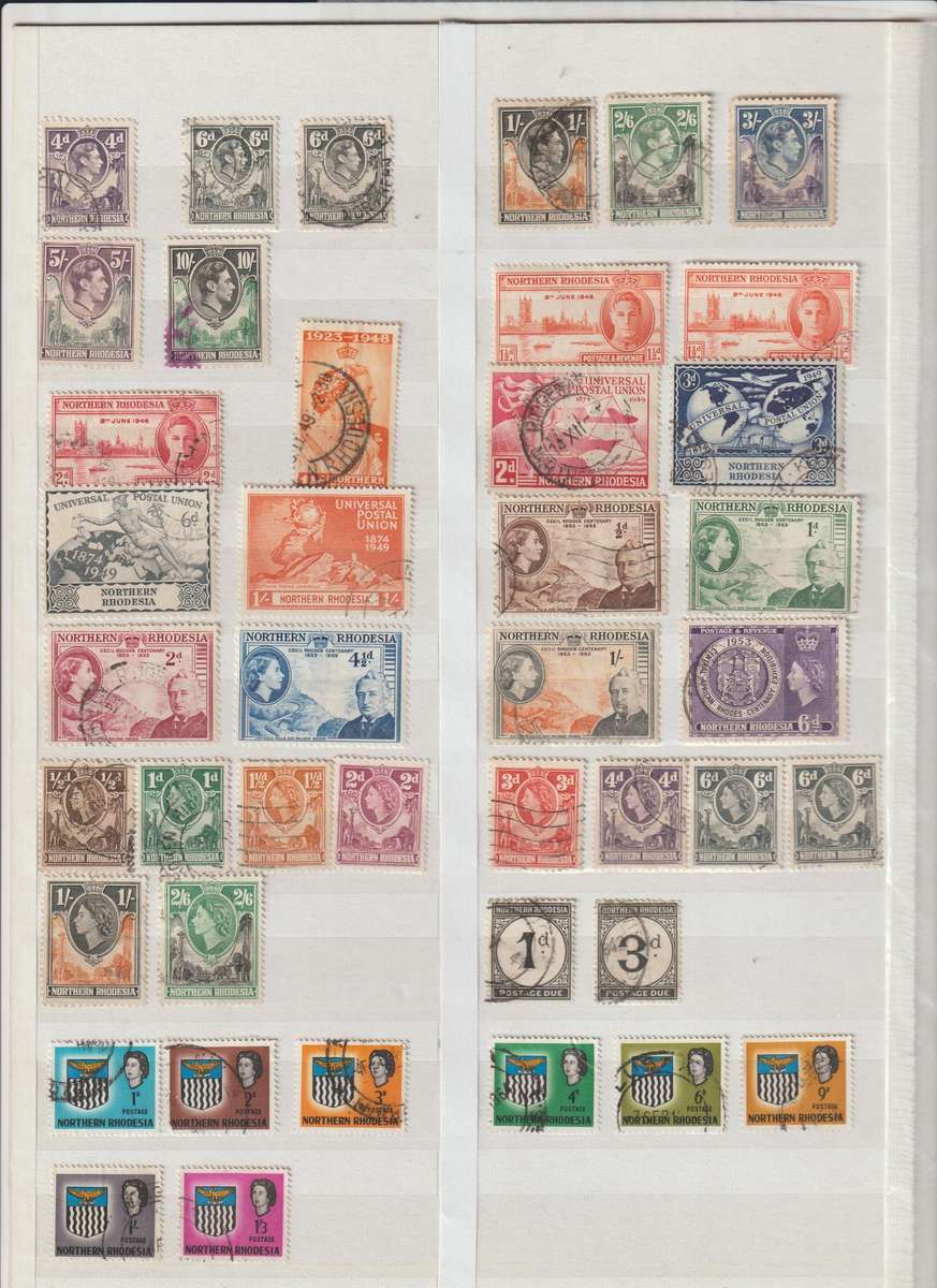 Northern Rhodesia 1925 -1963 Selection.*m, *u, Good CV. See Scans.