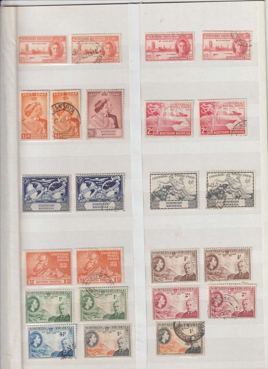 Northern Rhodesia 1925 -1963 Selection.*m, *u, Good CV. See Scans.