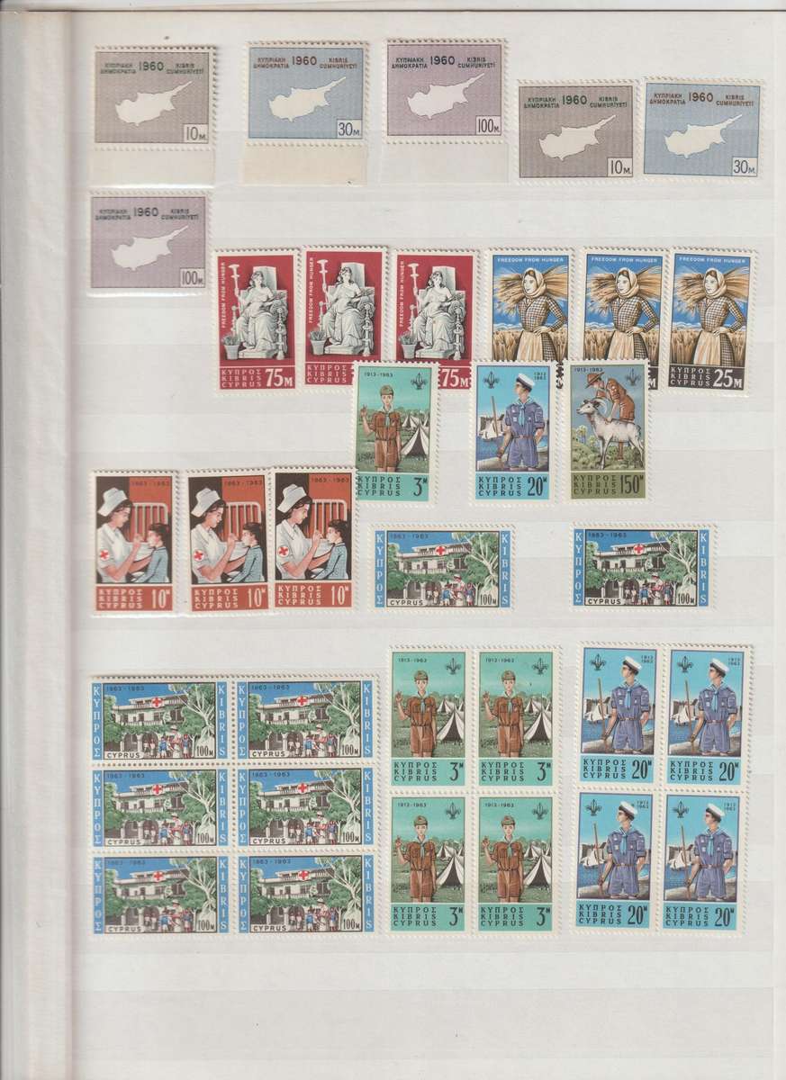 Cyprus 1900's Selection. **m,*m,u See Scans.