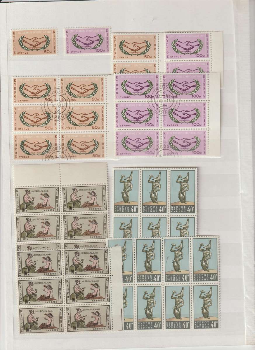 Cyprus 1900's Selection. **m,*m,u See Scans.