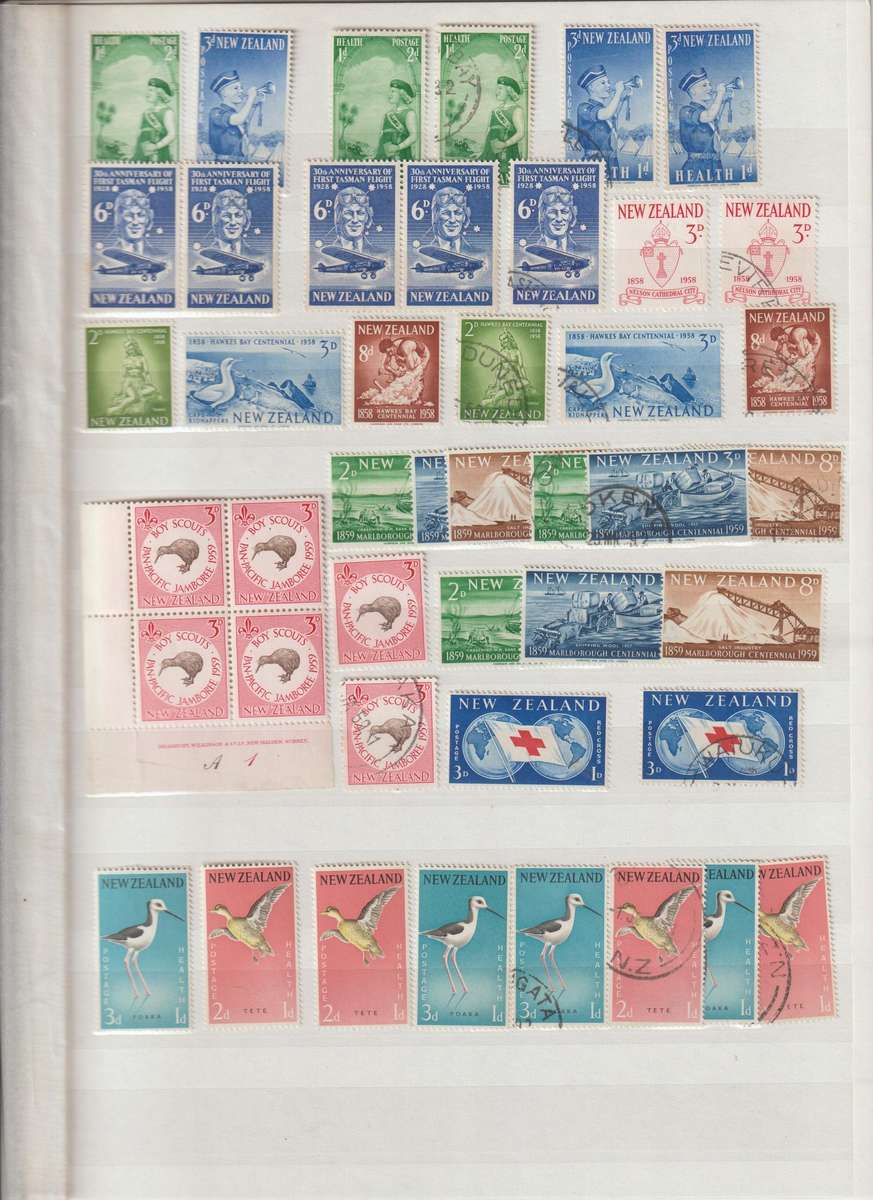 New Zealand 1900's good CV SELECTION **m,*m,u . See Scans.