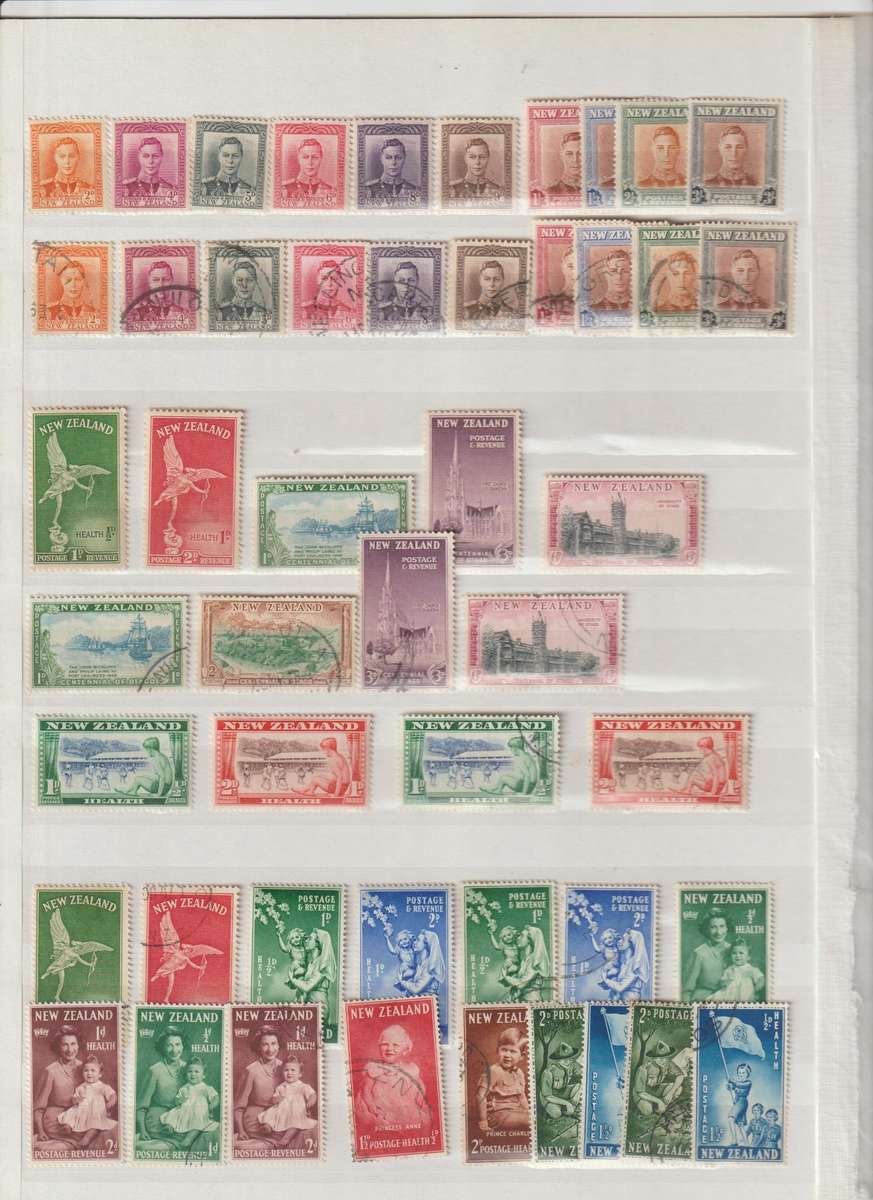 New Zealand 1900's good CV SELECTION **m,*m,u . See Scans.