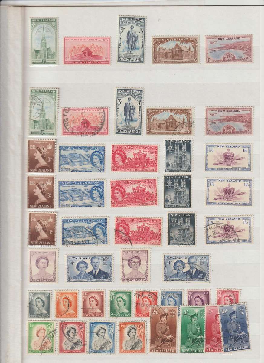 New Zealand 1900's good CV SELECTION **m,*m,u . See Scans.