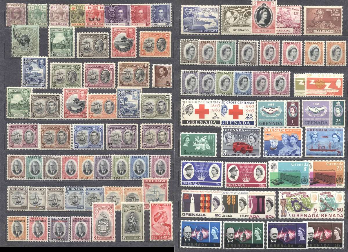 Grenada Kings & Queen Selection - Very Fine Mint - see 2 scans