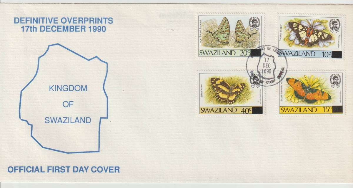 Swaziland 1987 & 1990 Butterflies, stamps **m, *m, u & FDC's selection. See Scans.