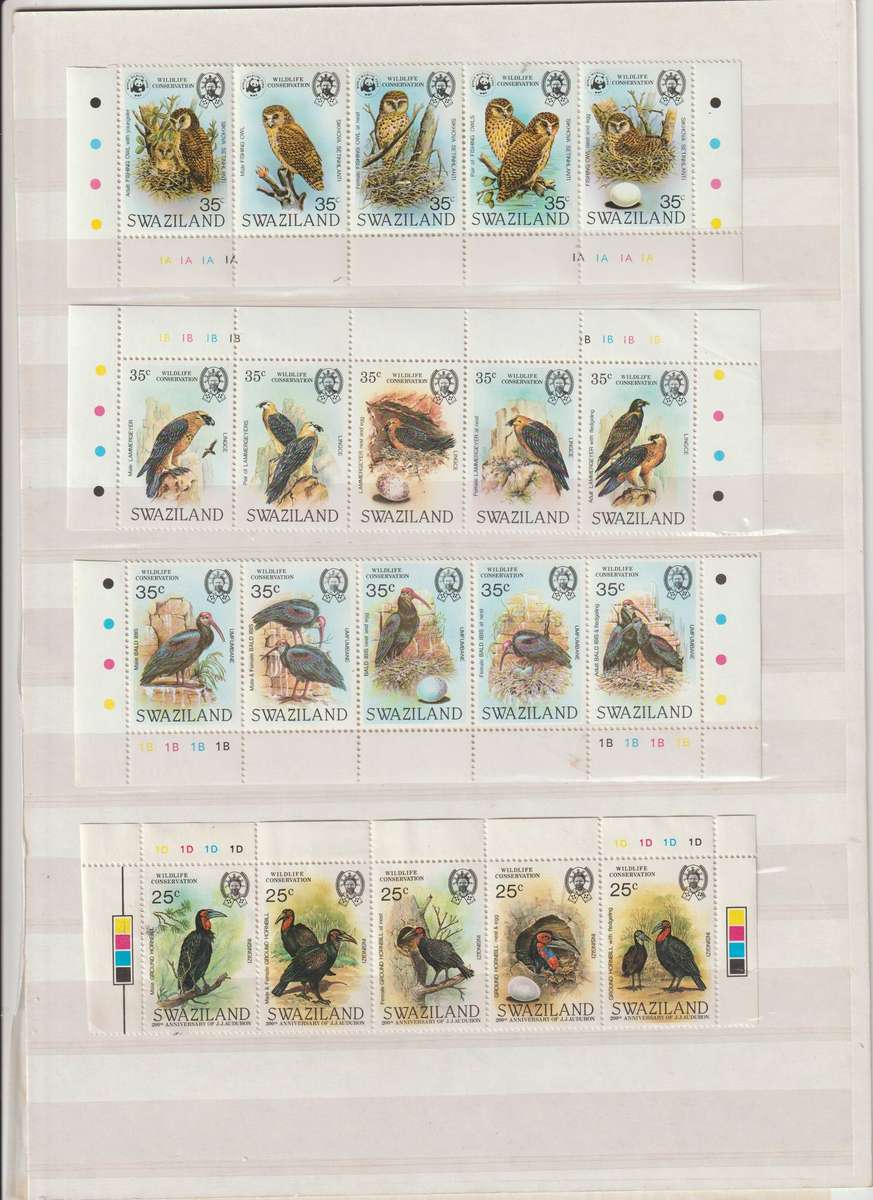 Swaziland Wildlife stamps and FDC selection. See Scans.