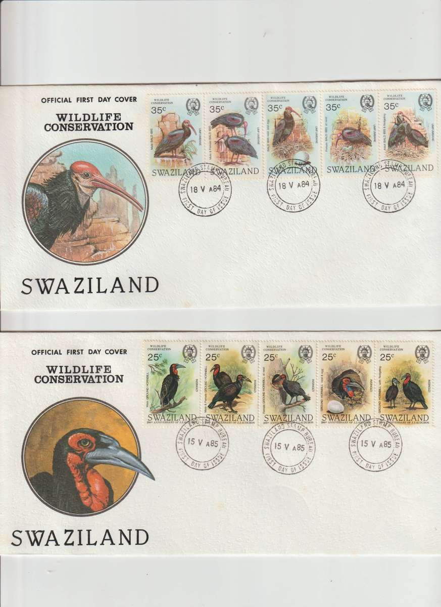 Swaziland Wildlife stamps and FDC selection. See Scans.