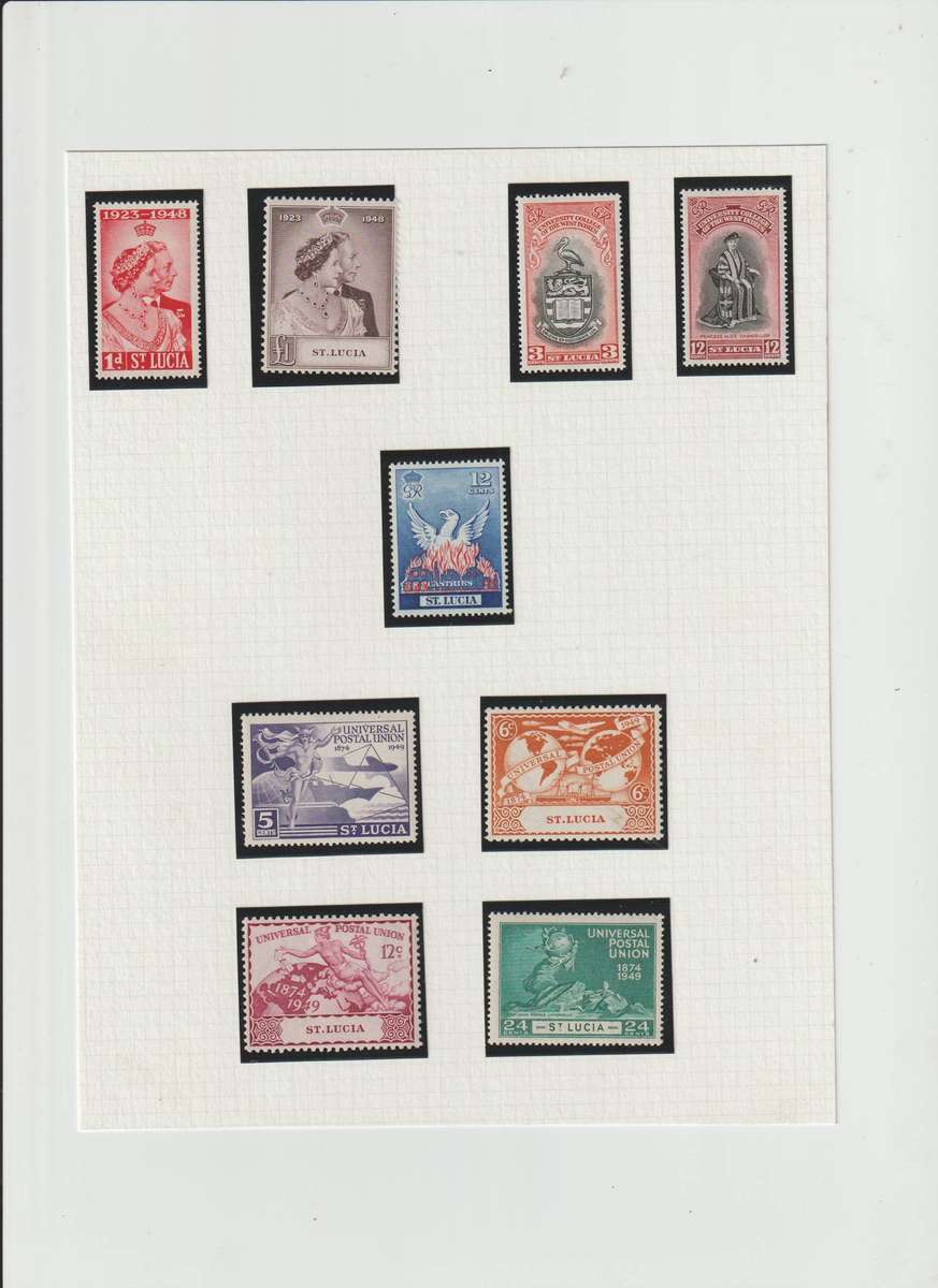 ST. Lucia 1948 -1949 selection *m. See Scan.
