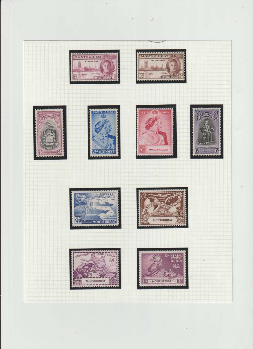 Monserat 1946 - 1949 selection *m. See Scan.
