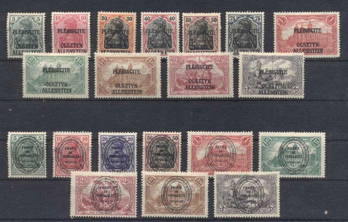 Allenstein Olsztyn , treaty of Versailles selection to top values  - Fresh MLH