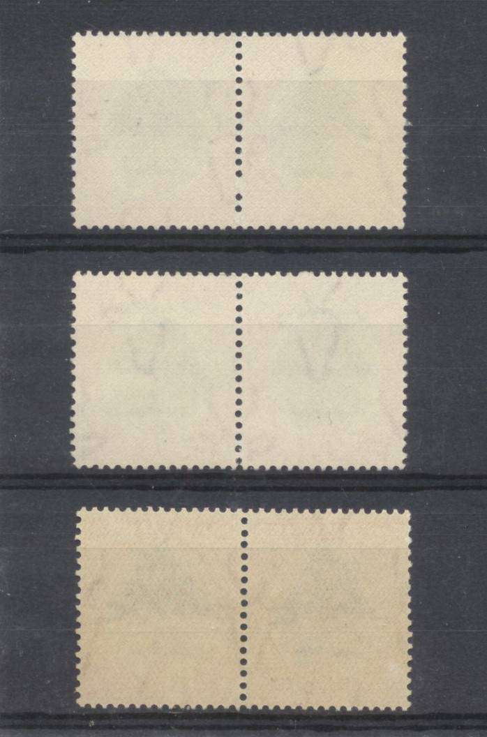 1933/48 CC 60a Type II 6d - Superb unmounted pairs x 3 - CV R 3000.00