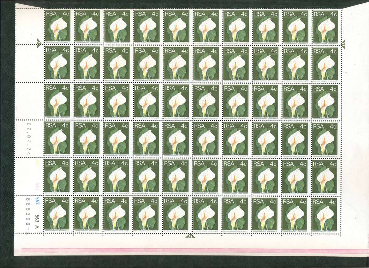 RSA 1974 Second Definitive selection of Blocks, part sheets, strips - Superb condition - see 8 scans