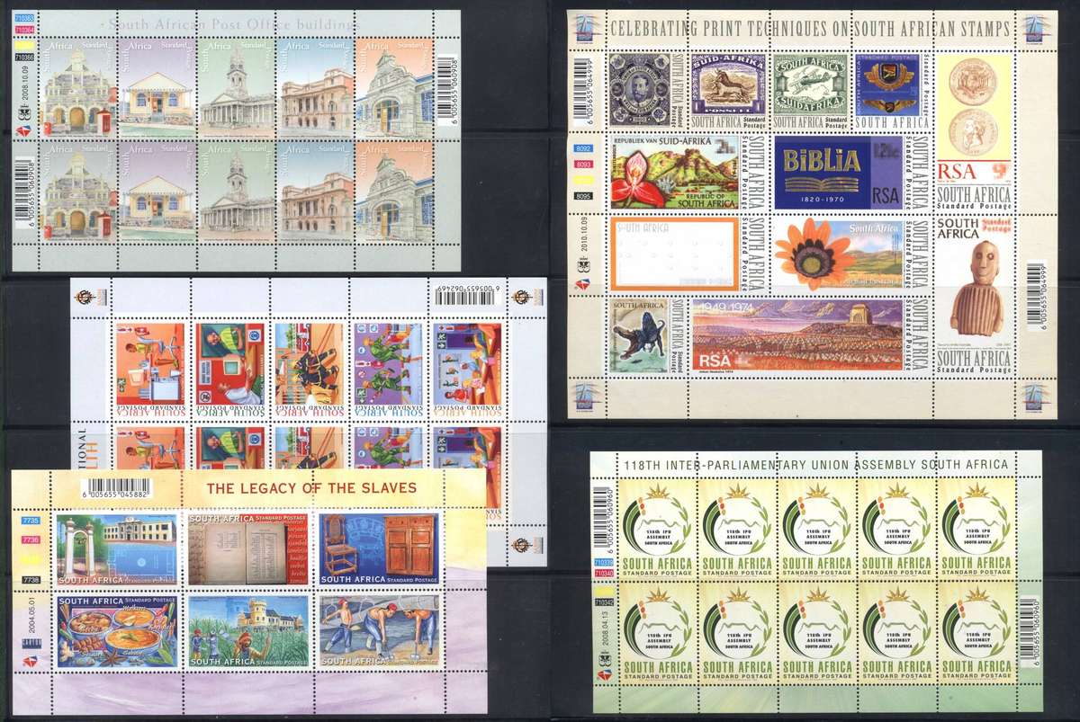 Modern RSA sheetlets - superb unmounted x 5