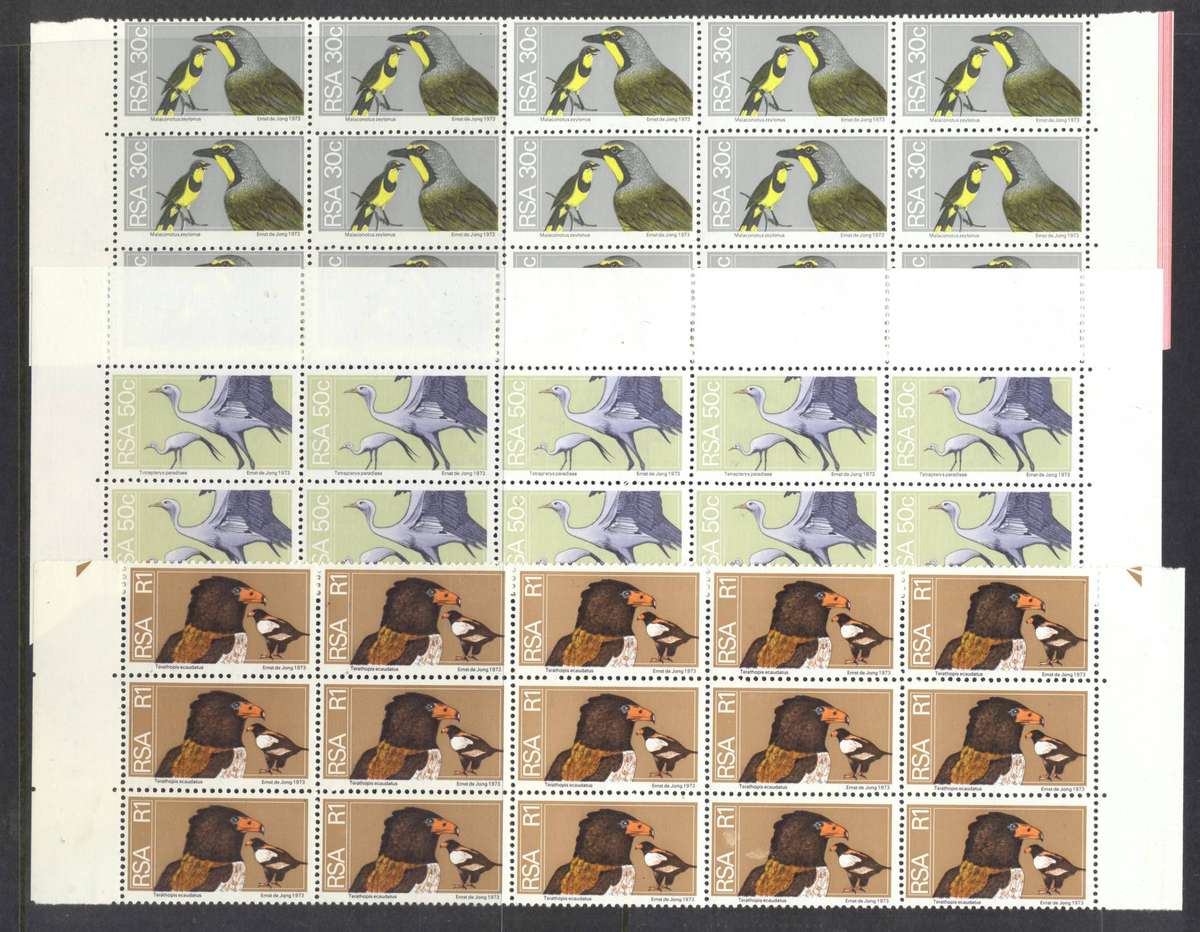 RSA 1974 Second Definitive selection of Blocks, part sheets, strips - Superb condition - see 8 scans