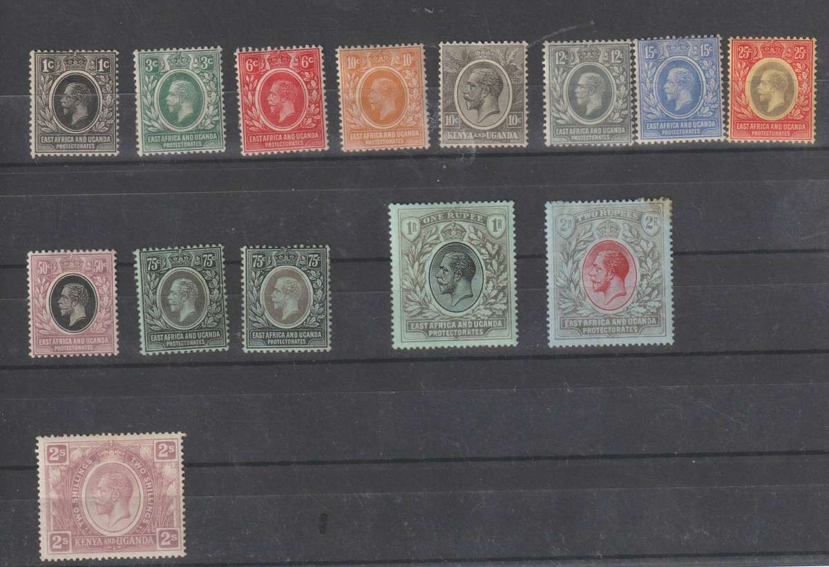 KUT KGV 1912 -1921 Selection *m. Good CV Value. See Scan.