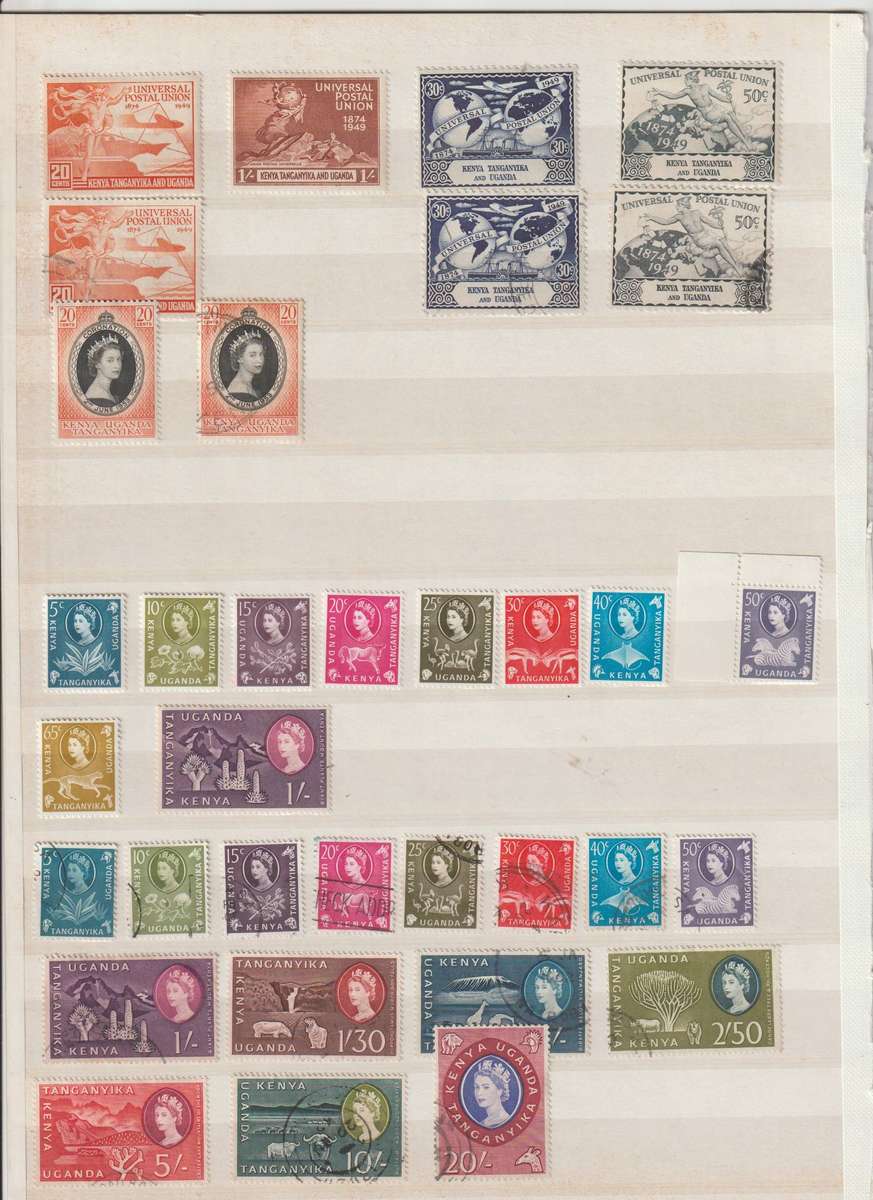 KUT 1954 -1960 QEII *m, used Good value selection . See Scans.