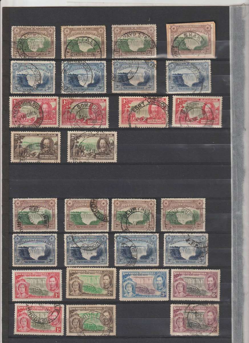 Southern Rhodesia 1910 -1947 *m, used high CV Selection. See Scans.