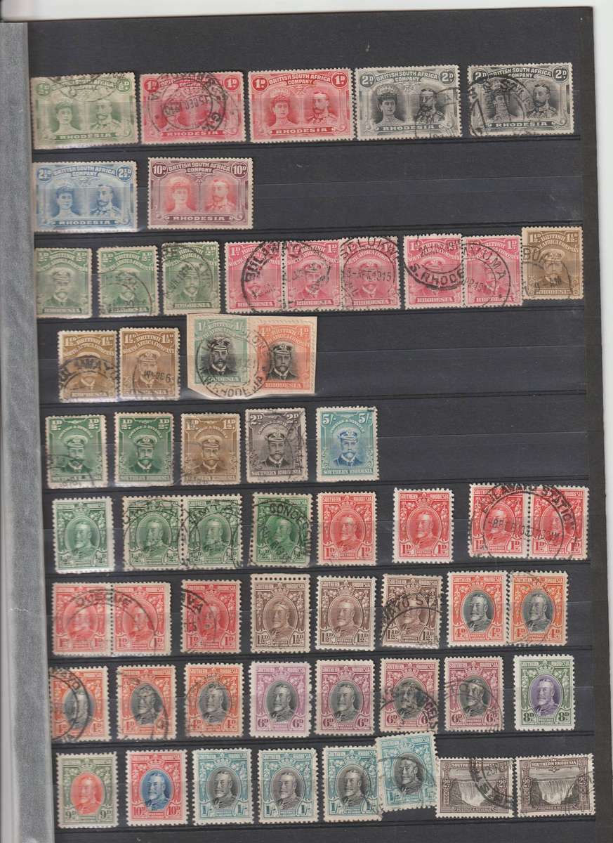 Southern Rhodesia 1910 -1947 *m, used high CV Selection. See Scans.