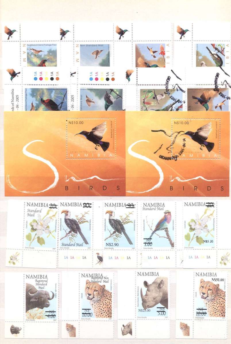 Namibia 2005/2006 Selection - Superb UMM & Used - CV R 4400 - see 4 scans