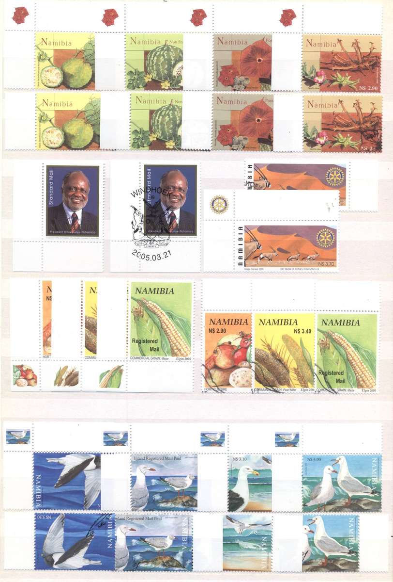 Namibia 2005/2006 Selection - Superb UMM & Used - CV R 4400 - see 4 scans