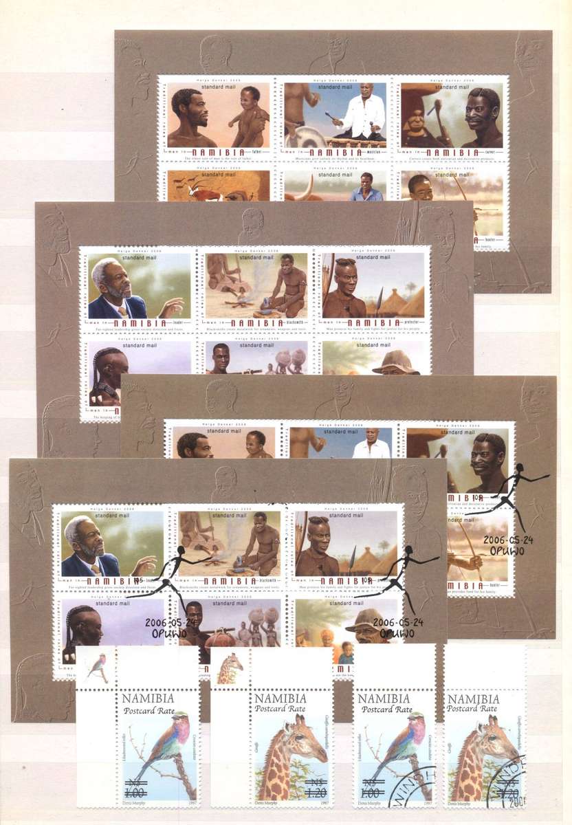 Namibia 2005/2006 Selection - Superb UMM & Used - CV R 4400 - see 4 scans