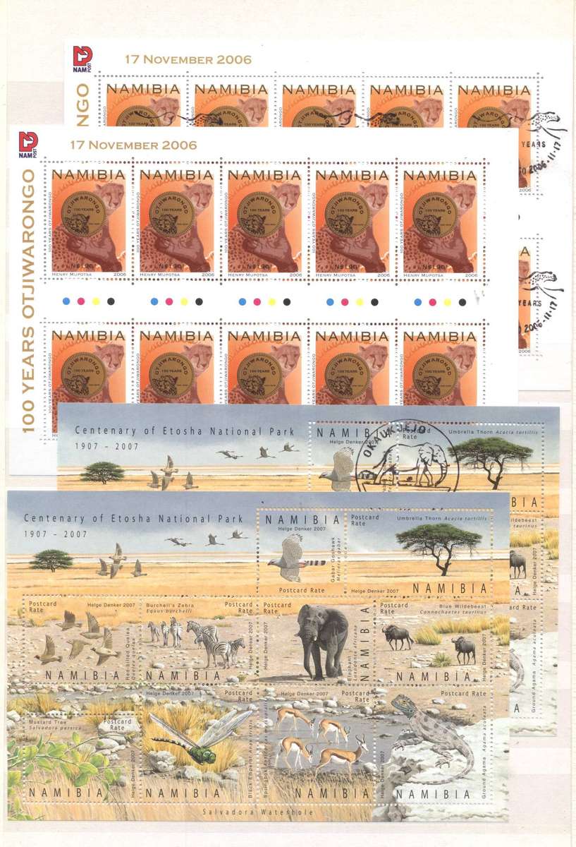 Namibia 2007 Selection - Superb UMM & Used - CV R 3000+ - see 4 scans