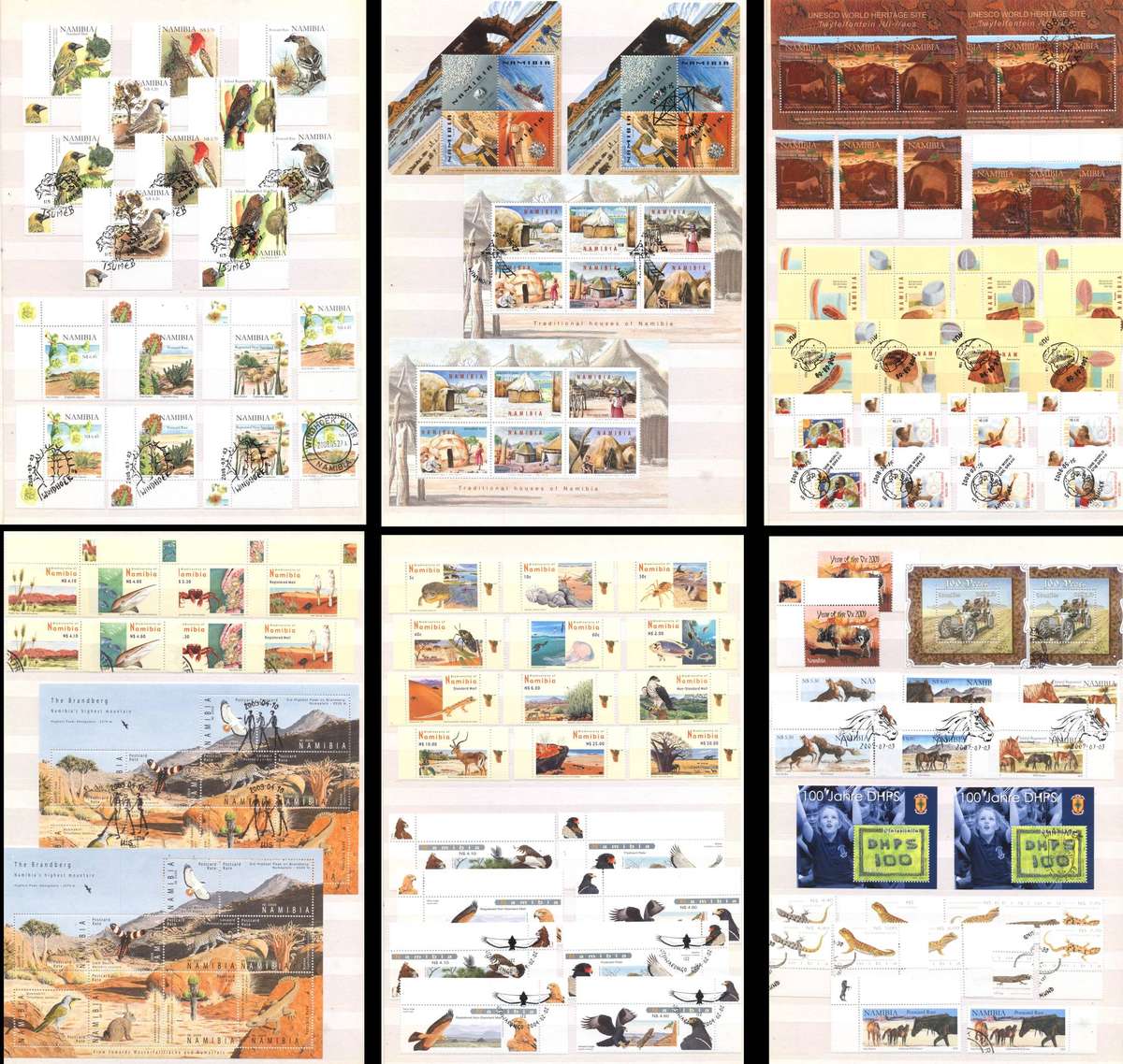 Namibia 2008/2009 Selection - Superb UMM & Used - CV R 2600+ - see 6 scans