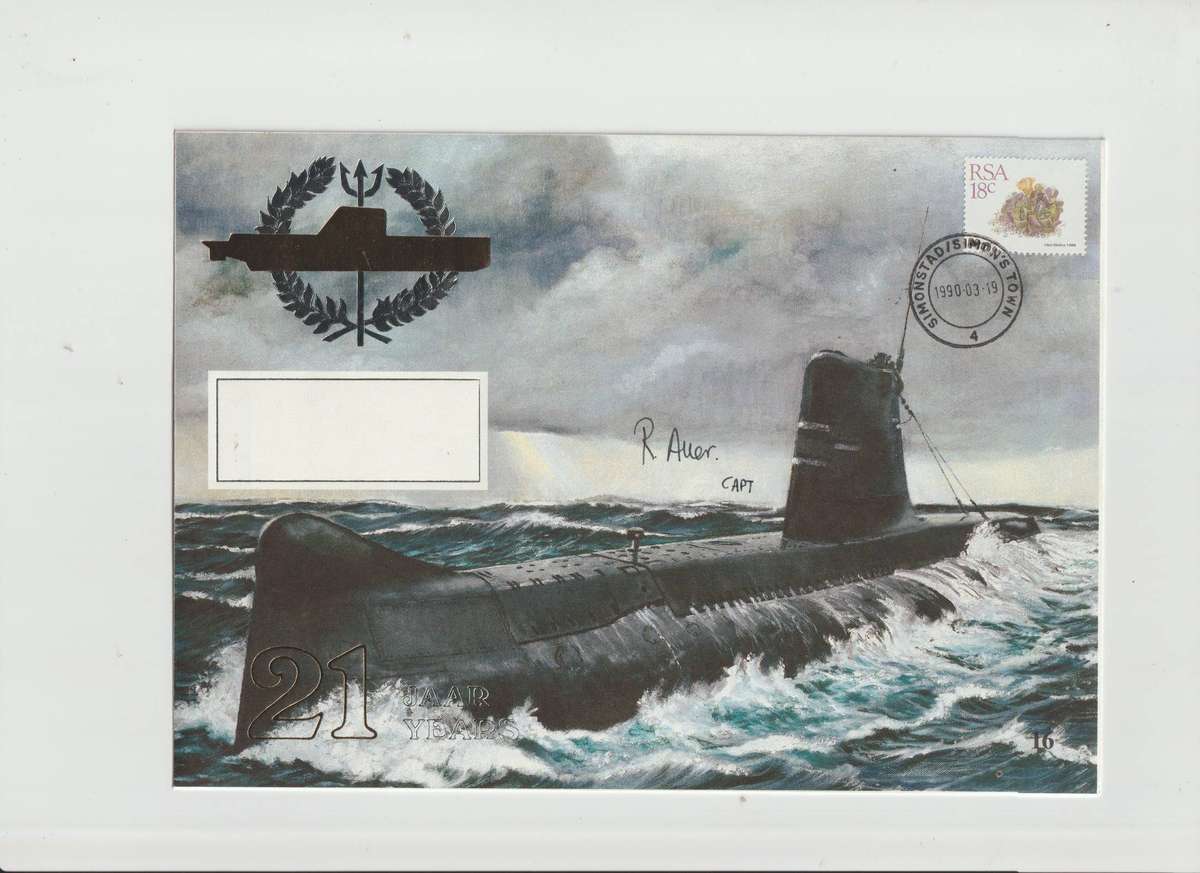 2 x 21 Year Submarines FDC'S 1 unsigned, 1 signed by Captain Auer. See Scans.