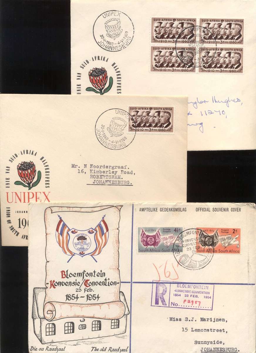 Union 25 x covers / letters - see scans