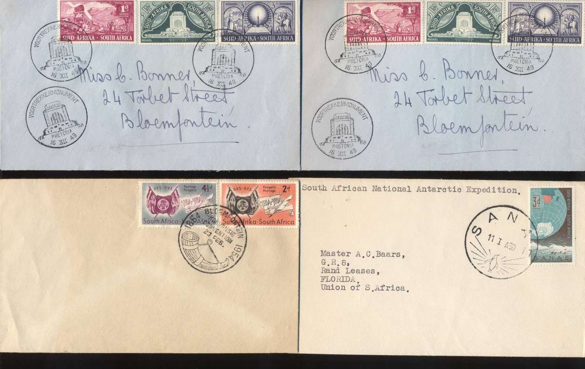 Union 25 x covers / letters - see scans