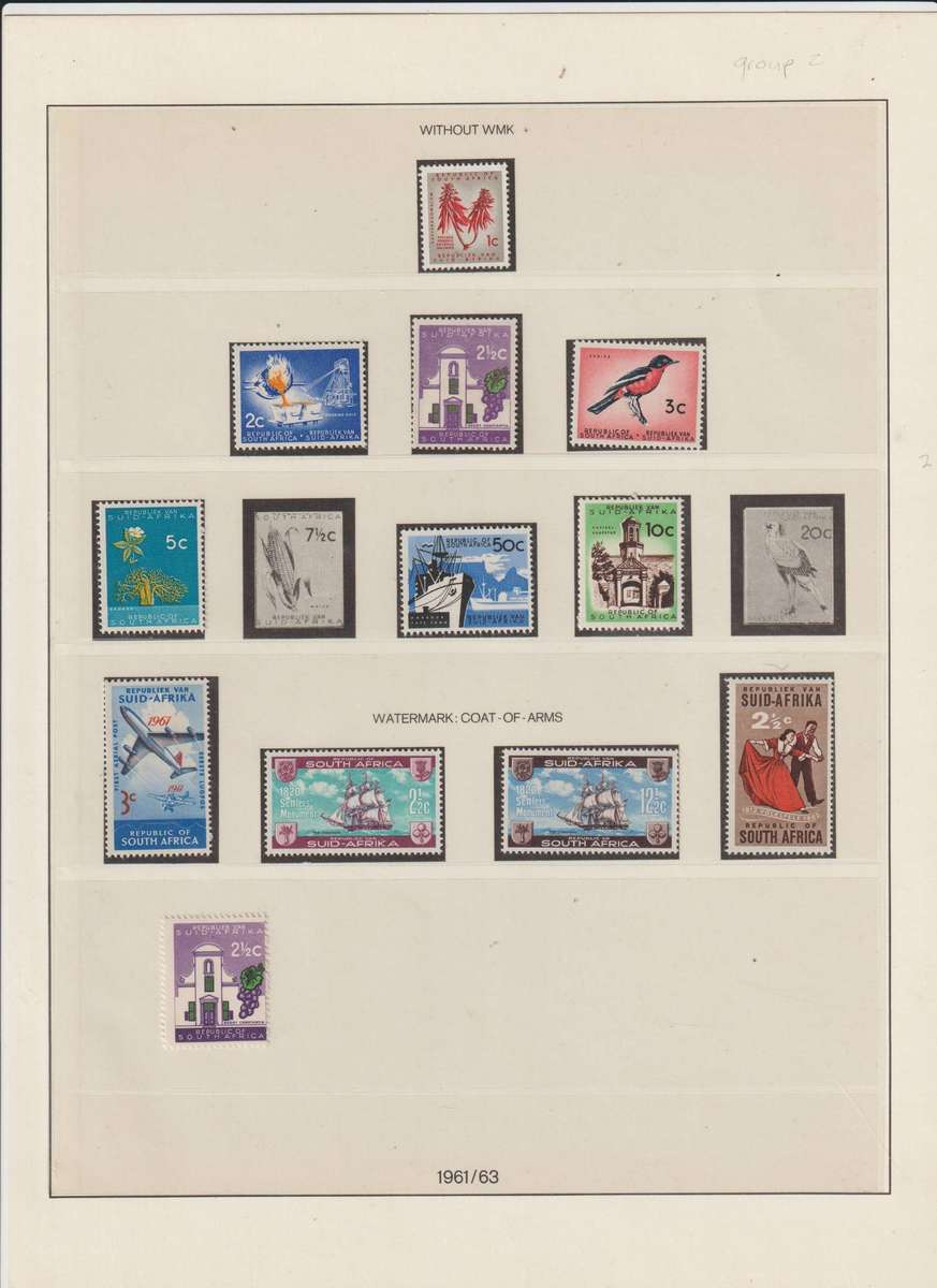 South Africa 1960 - 1963 **M,*M,Used. See Scans.