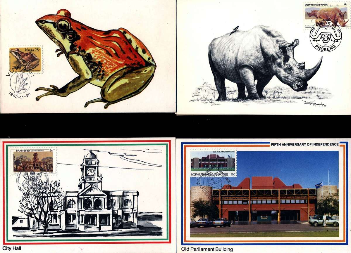 4 x scarcer Homelands Postcards full sets - Only 2000 / 3000 sets made - FRESH