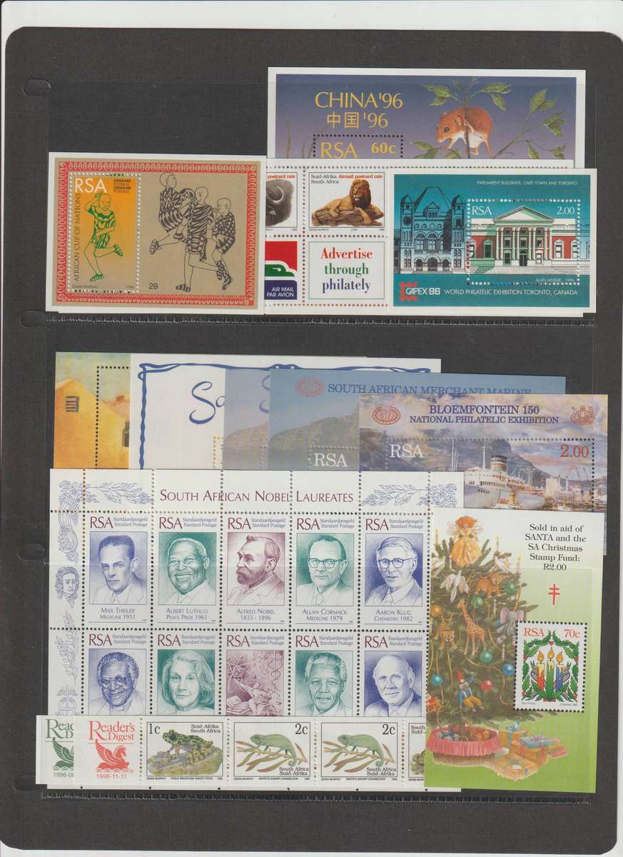 South Africa 1996  Year Pack & Publicity Issue. **M. CV +/- R 1700.00. See Scans.