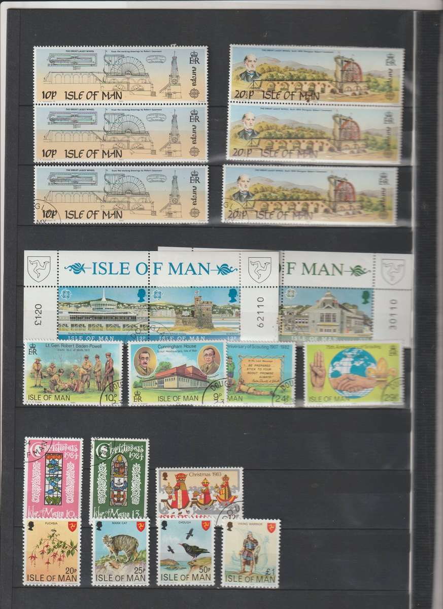 Isle of Man. Great accumulation. See Scans.