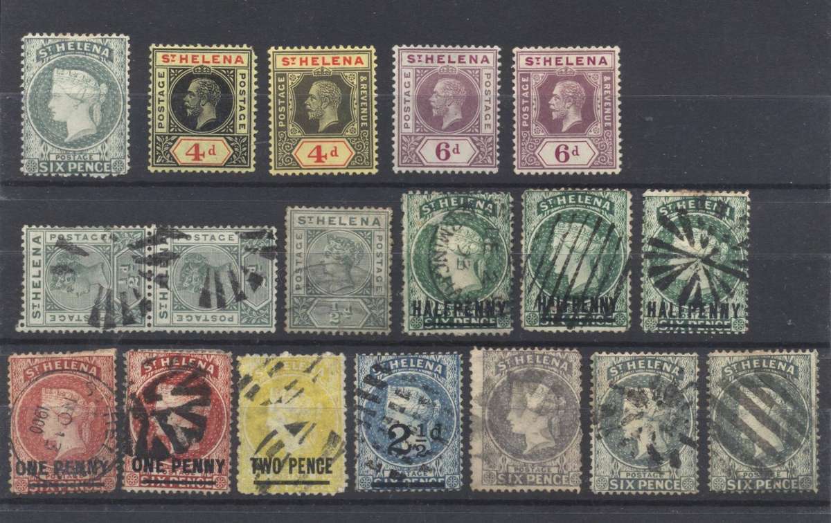 St Helana earlies Used selection - lots of commonwealth available today !