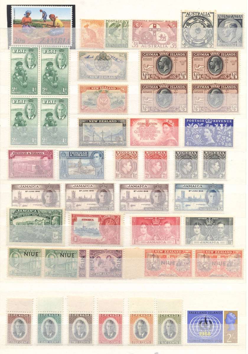 Commonwealth selection 1 of 3 - all mint -  see 3 scans - Lots of commonwealth available today !