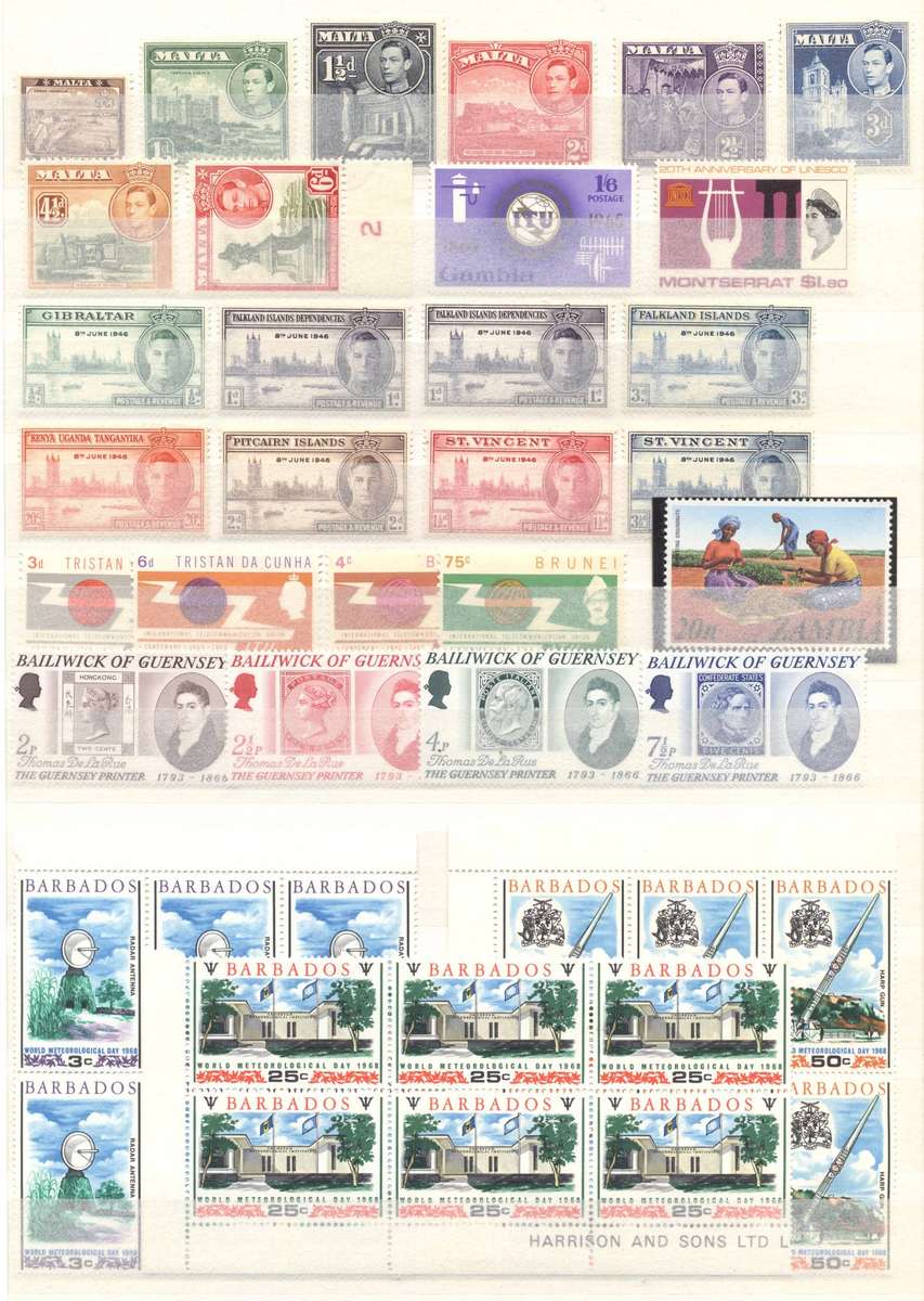Commonwealth selection 1 of 3 - all mint -  see 3 scans - Lots of commonwealth available today !