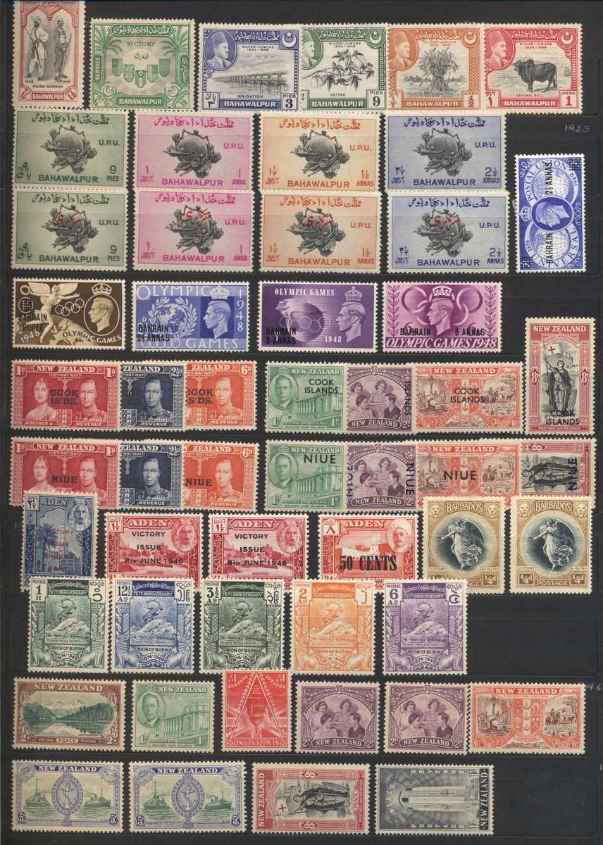 Commonwealth selection 1 of 3 - all mint -  see 3 scans - Lots of commonwealth available today !