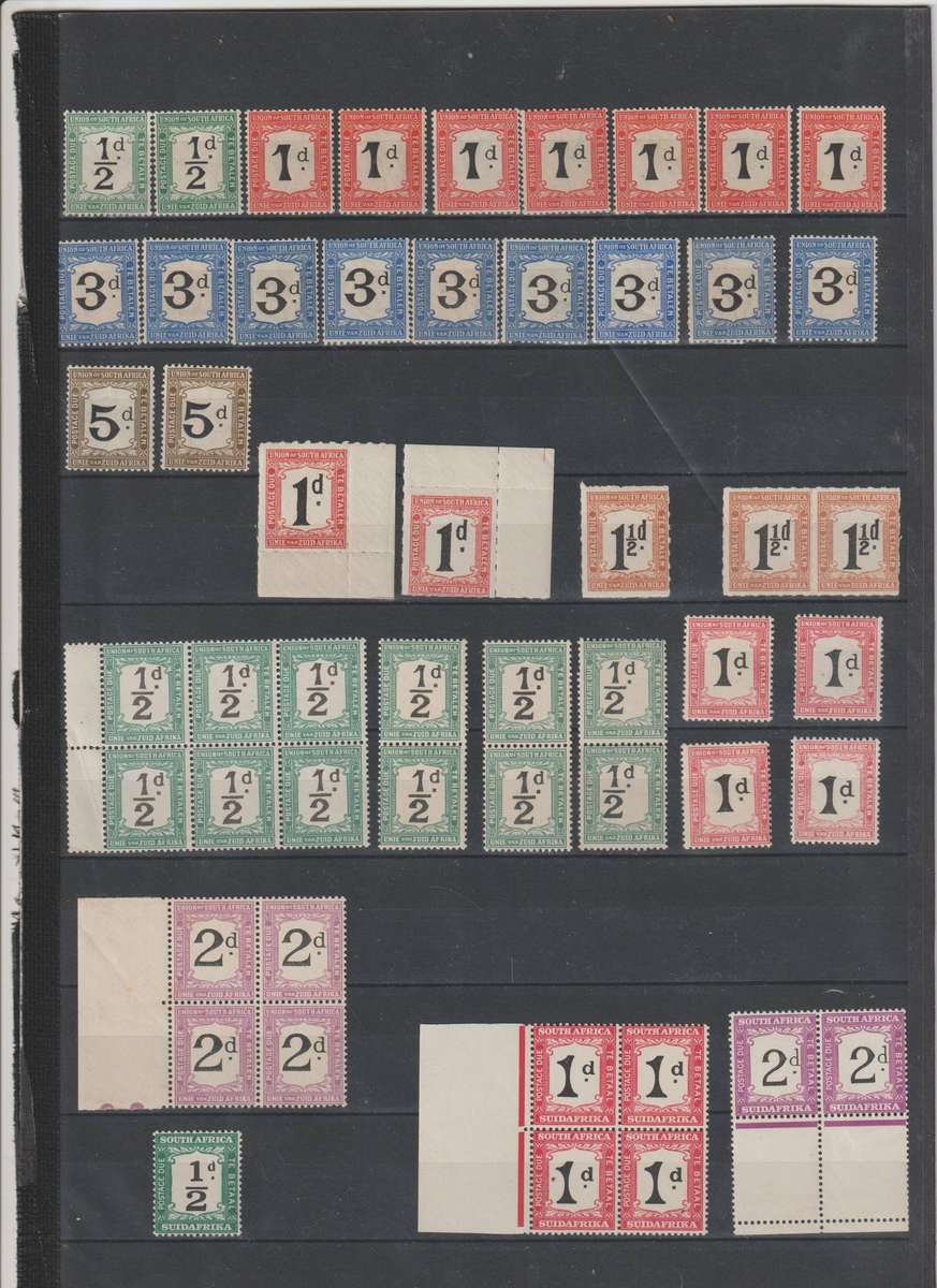 RSA Postage due selection 1914 - 1961 **M, *M, Used Lot. See Scans.