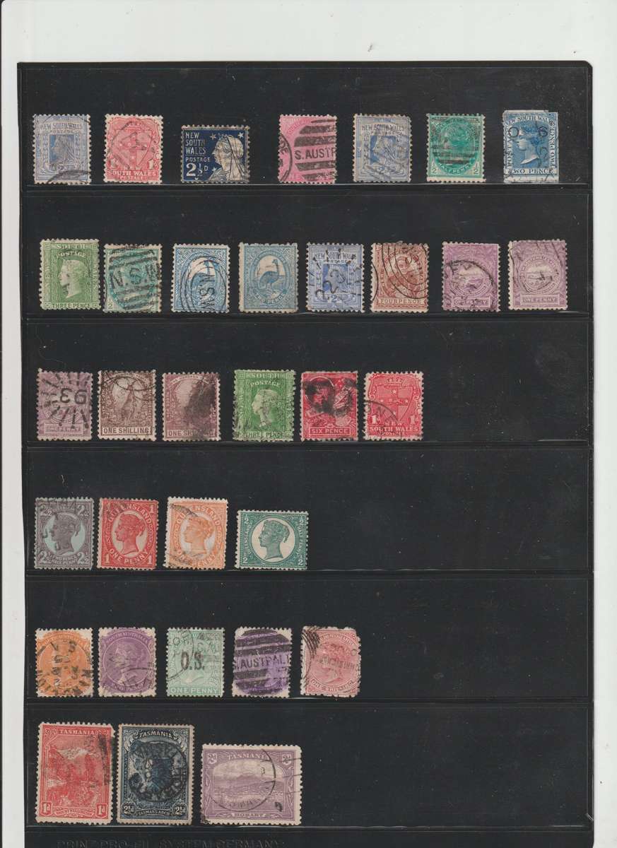 1880 - 1900'S Australian High CV Selection. See Scans.