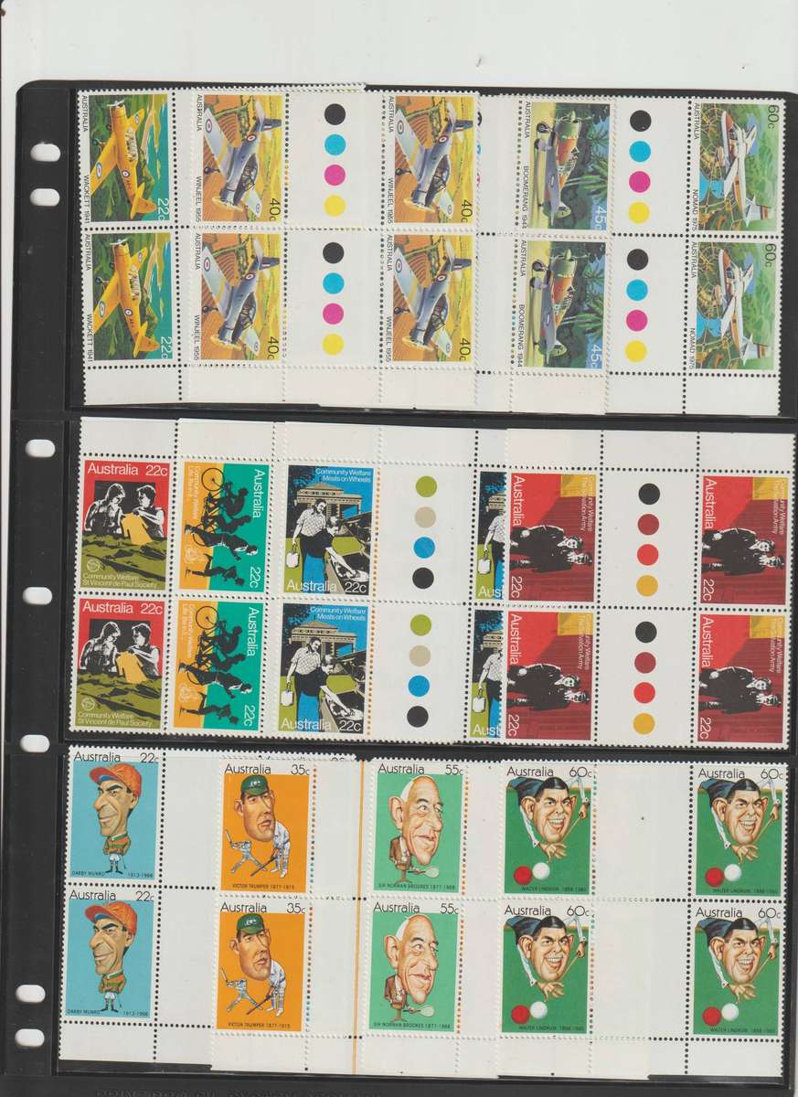 Australia Bragin Pack. See Scans.