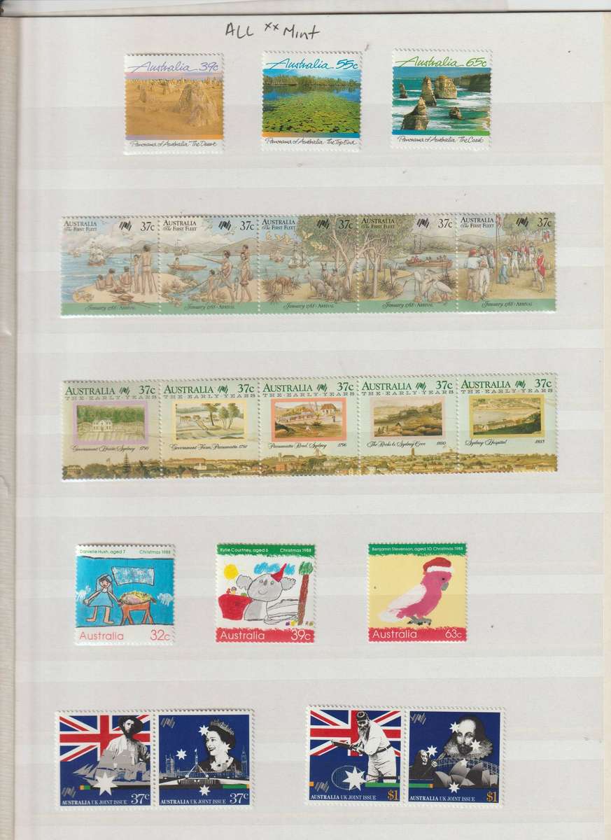 Australia Bragin Pack. See Scans.