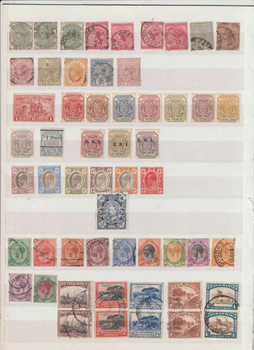 RSA Natal, Transvaal, British Occupation, Union Selection *M, Used. See Scans.
