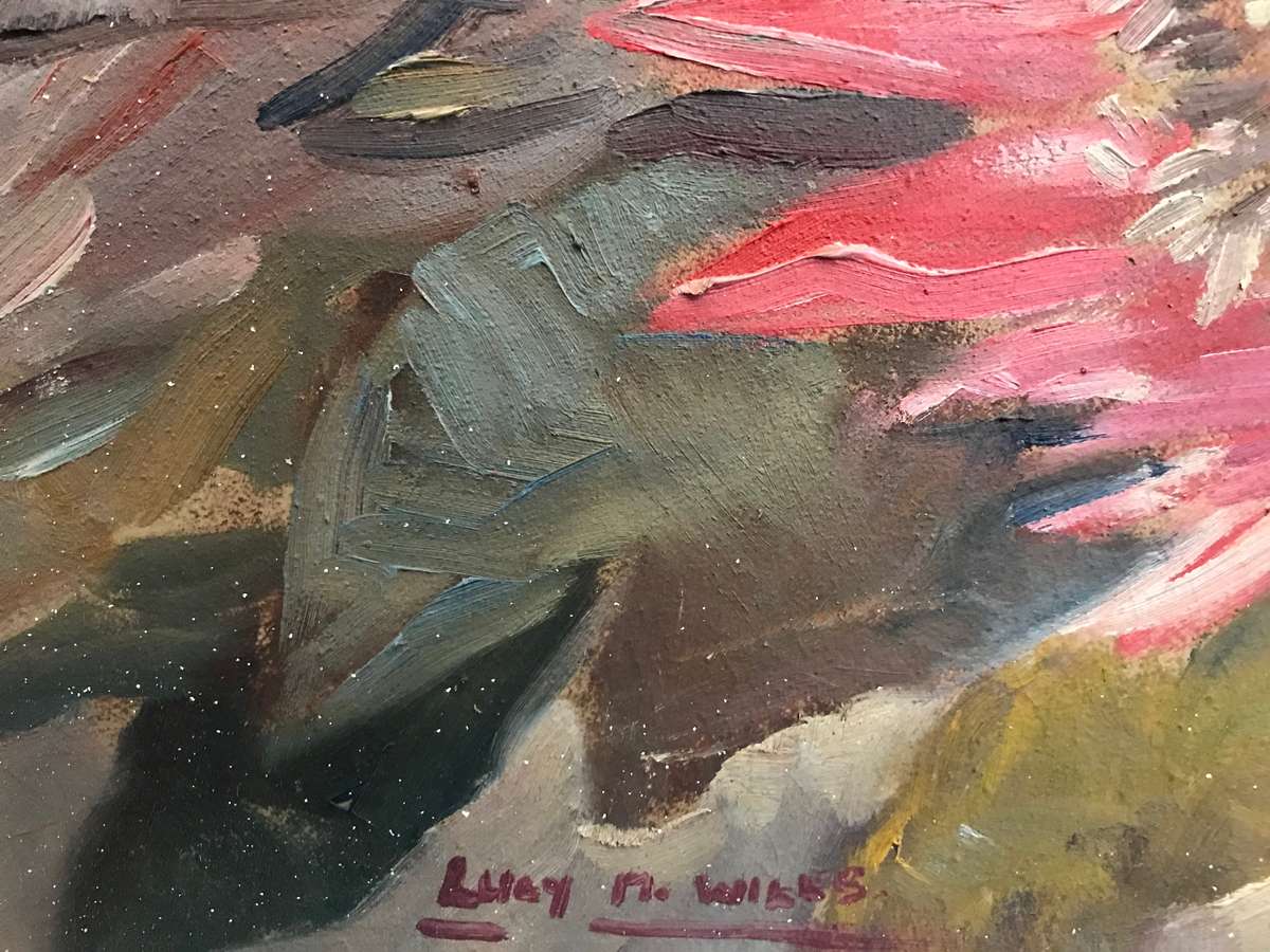 Lucy Mary Wiles - Still Life - Oil on Board