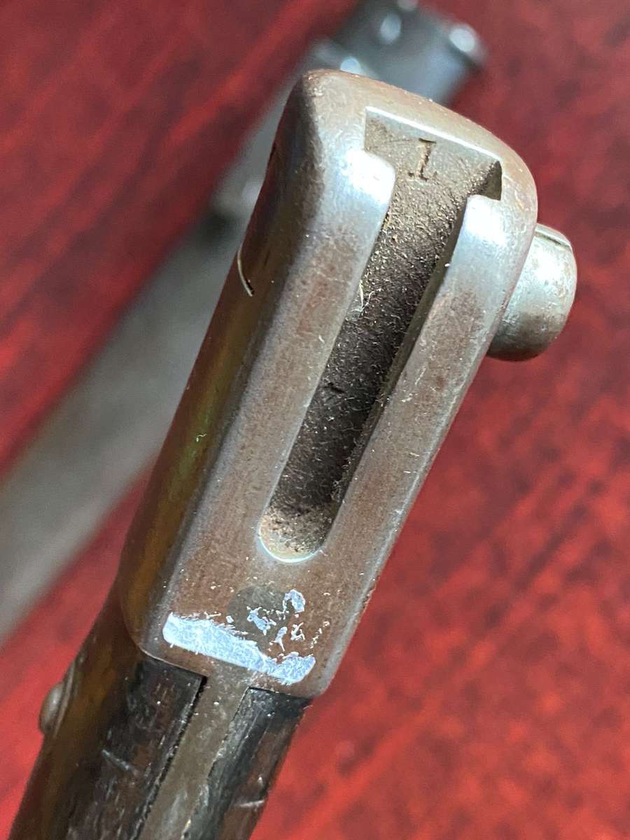 1886 PORTUGESE KROPATCHEK RIFLE BAYONET-ALSO FOR STEY GUEDDES,BOER WAR RIFLE-620MM-OVERALL LENGTH 60