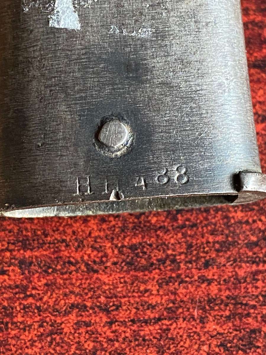 1886 PORTUGESE KROPATCHEK RIFLE BAYONET-ALSO FOR STEY GUEDDES,BOER WAR RIFLE-620MM-OVERALL LENGTH 60