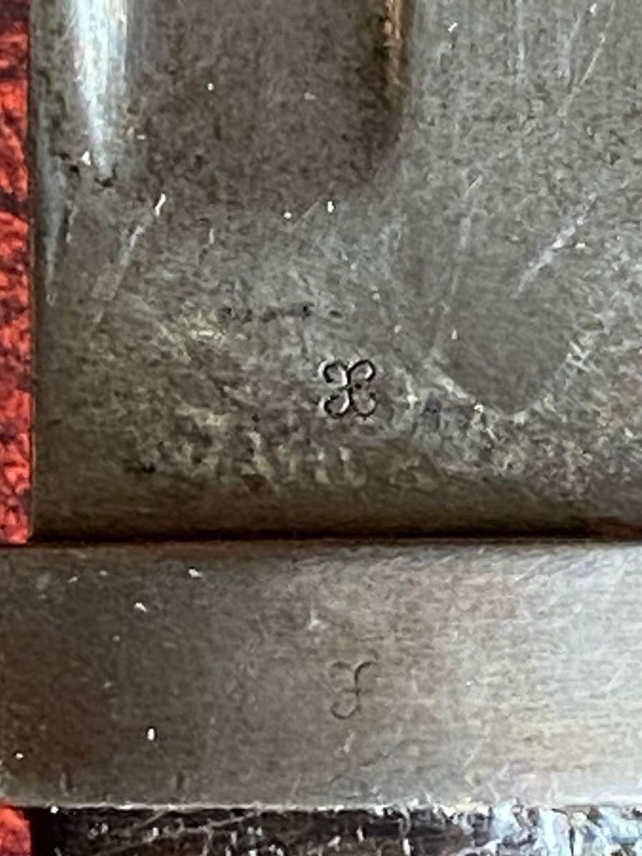 1886 PORTUGESE KROPATCHEK RIFLE BAYONET-ALSO FOR STEY GUEDDES,BOER WAR RIFLE-620MM-OVERALL LENGTH 60