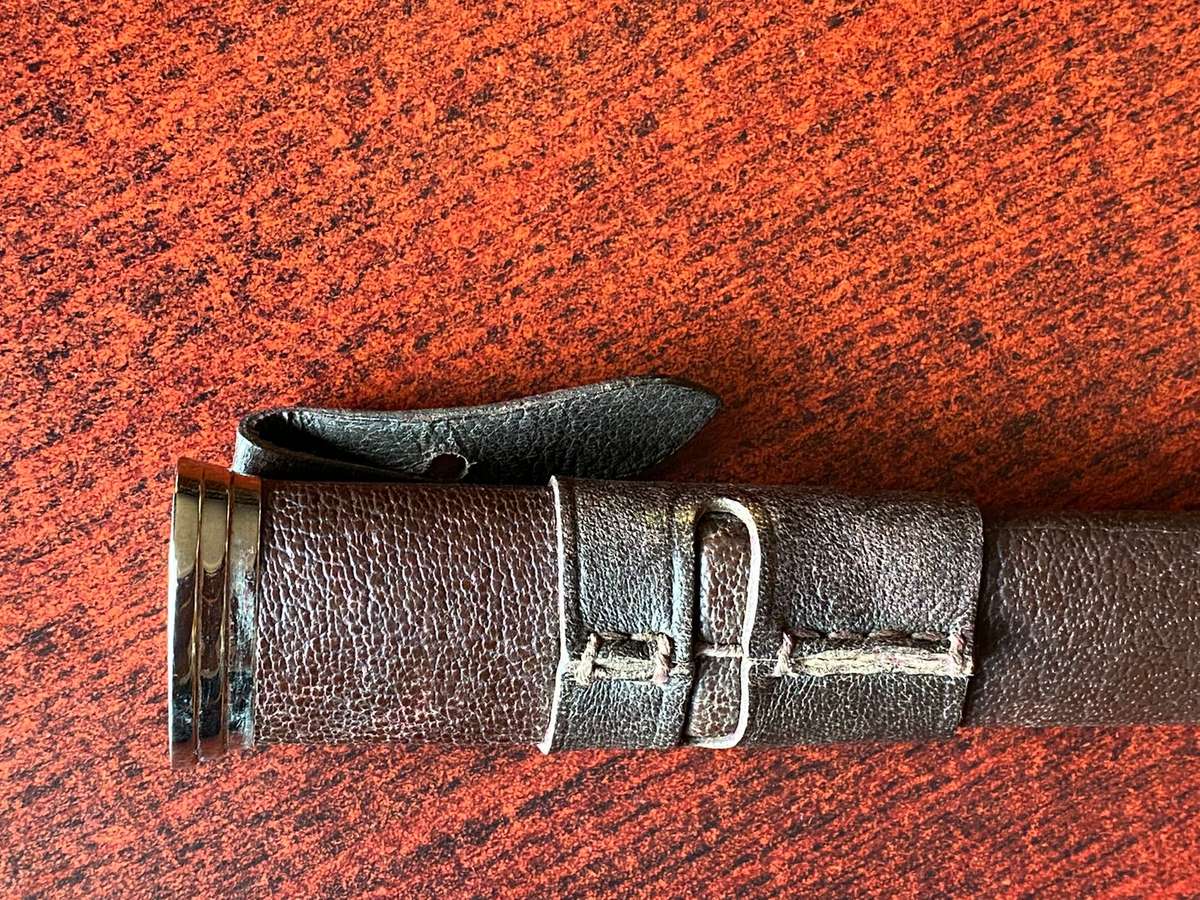 LEATHER SCABBARD FOR SA OFFICERS CEREMONIAL SWORD-OVERALL LENGTH 85,5 CM