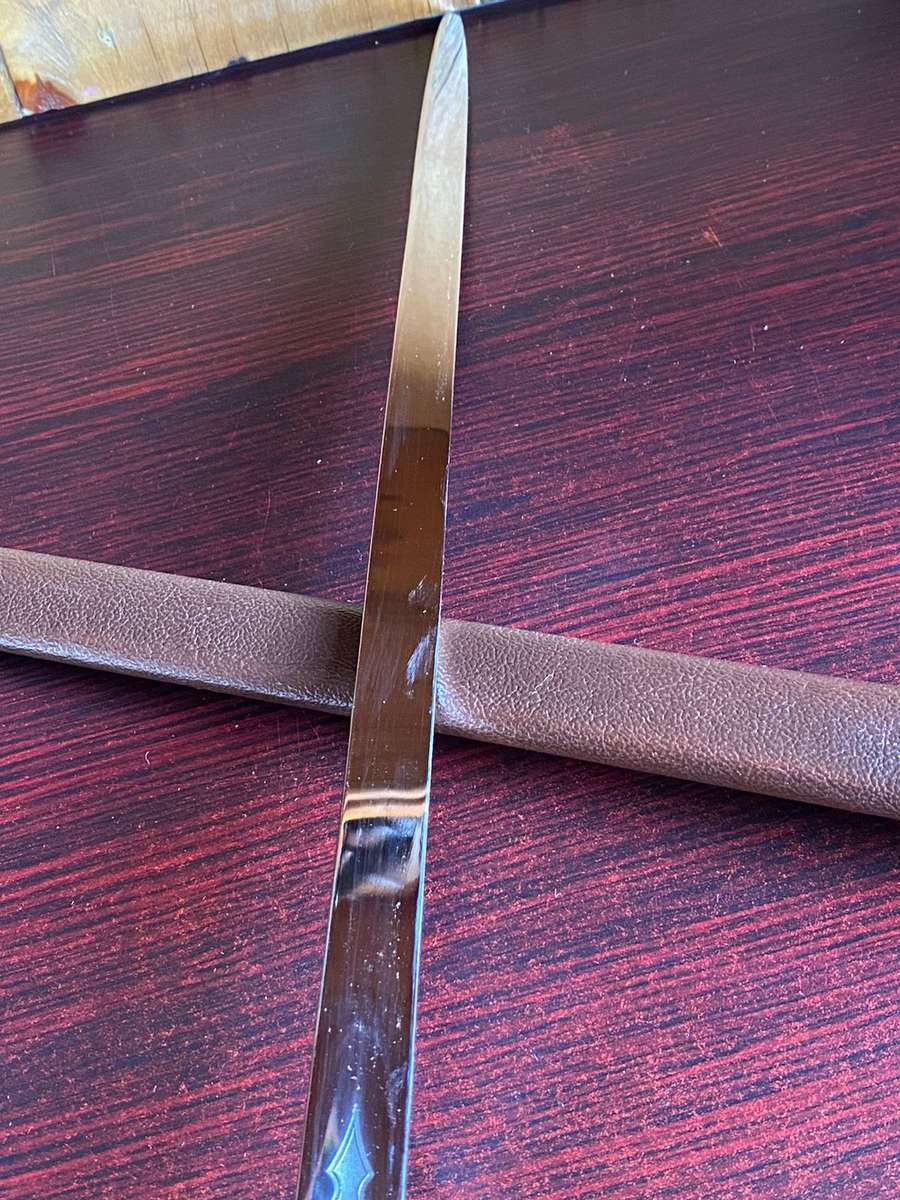 KENIA ARMED FORCES-BRITISH INFANTRY OFFICERS SWORD(1897 PATTERN)PIERCED GUARD BEARING THE ROYAL CIPH